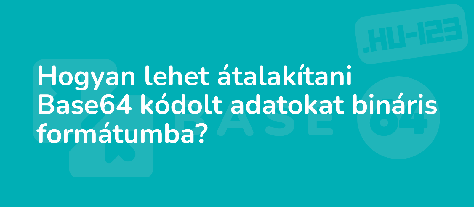 the representative image description for the title hogyan lehet atalakitani base64 kodolt adatokat binaris formatumba could be illustration depicting the conversion of base64 encoded data into binary format with vibrant colors and intricate details