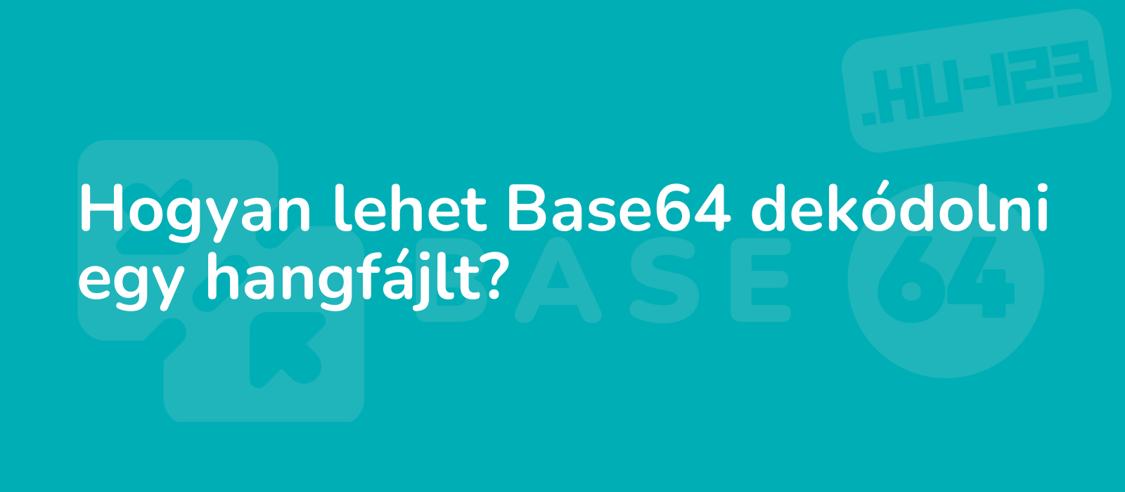 the representative image for the title hogyan lehet base64 dekodolni egy hangfajlt is illustration showcasing decoding of a sound file in base64 format with vibrant colors and intricate details